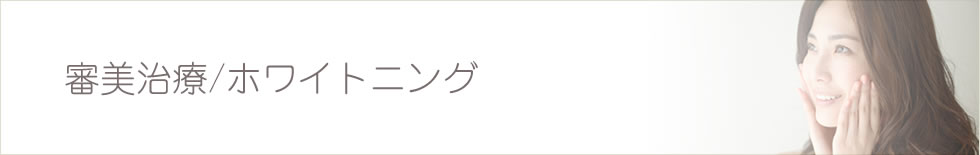 審美治療/ホワイトニング
